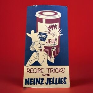 Vintage Heinz 57 Jelly Jam Recipe Tricks Old 11 Page 3x6 Booklet Fruit